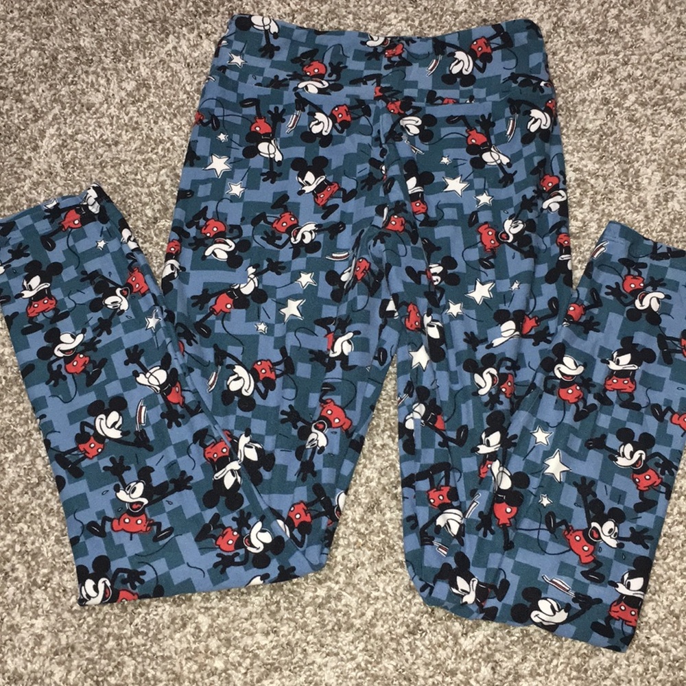 Tween LuLaRoe Mickey Mouse Leggings
